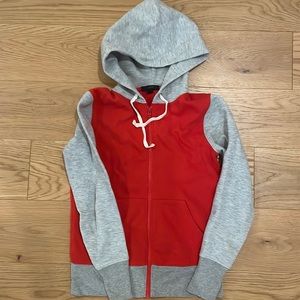 J Crew zipped sweatshirt